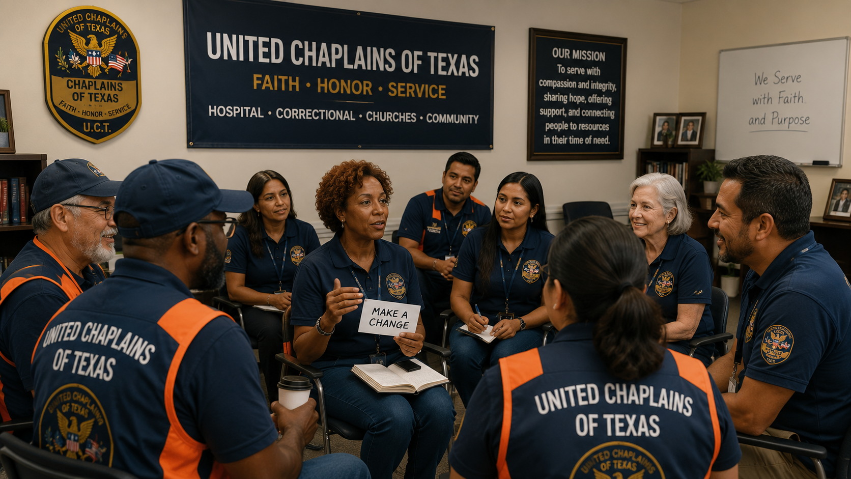 Invitación a formar parte de United Chaplains of Texas